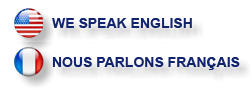 We speak English / Nous parlons Français We speak English / Nous parlons Français